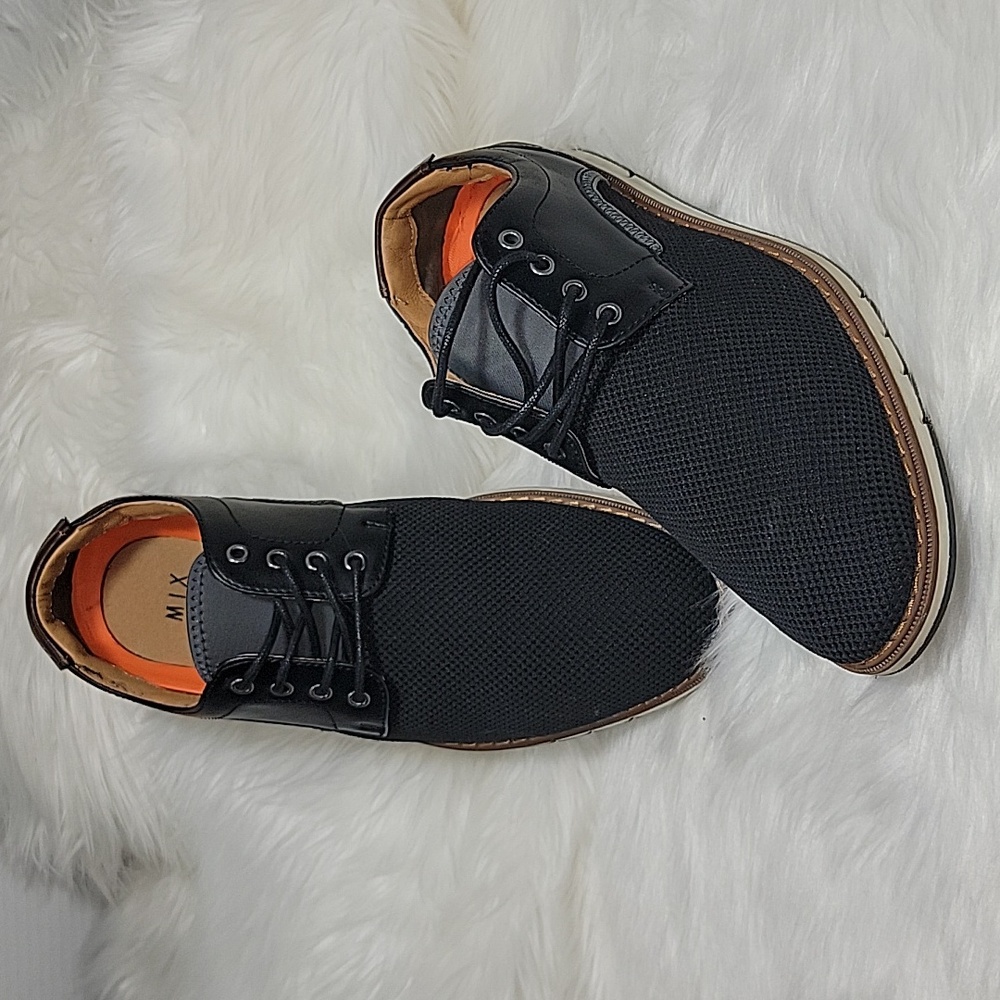 Mix No.6 Blue/Tan lace-up Rubber Sole Size 9 1/2